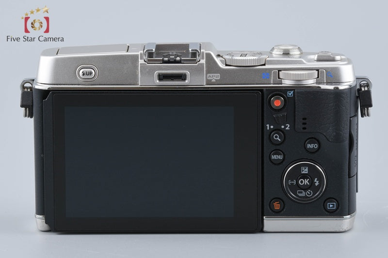 "Count 1,944" Olympus PEN E-P5 Silver 16.1 MP Mirrorless Camera 14-42 Lens
