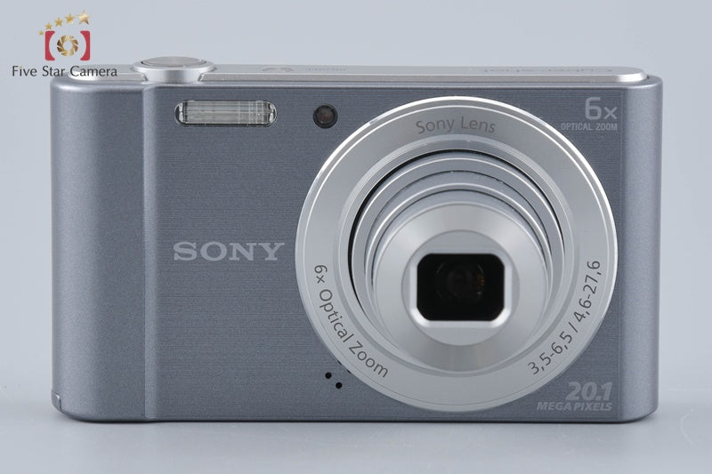 Sony Cyber-Shot DSC-W810 Silver 20.1 MP Digital Camera [Japanese Language Only]