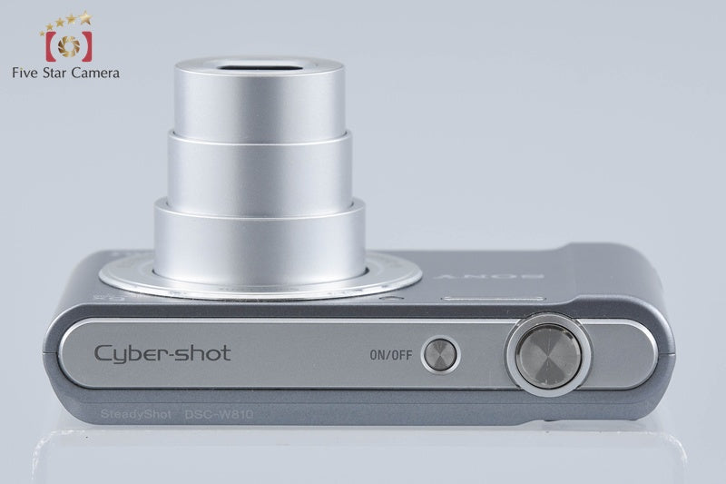 Sony Cyber-Shot DSC-W810 Silver 20.1 MP Digital Camera [Japanese Language Only]