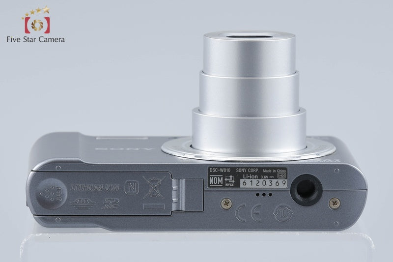 Sony Cyber-Shot DSC-W810 Silver 20.1 MP Digital Camera [Japanese Language Only]