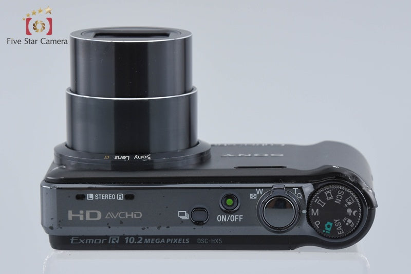 Sony Cyber-Shot DSC-HX5V Black Digital Camera [Japanese Language Only]