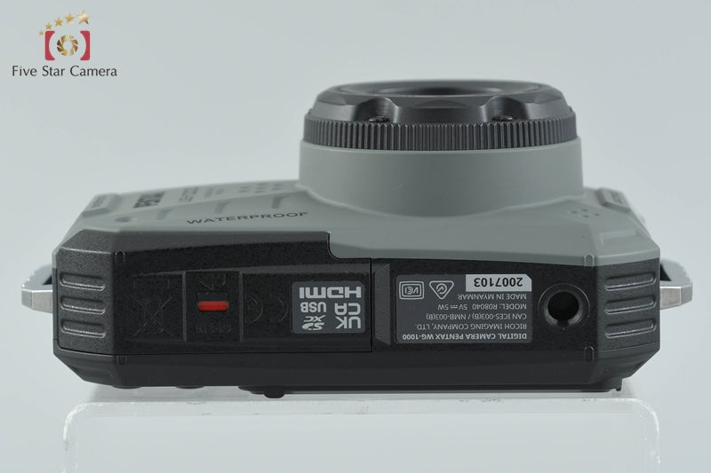 Ricoh PENTAX WG-1000 Olive 16.3 MP Waterproof Action Camera w/ Box