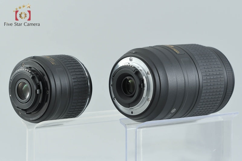 "Shutter count 5,761" Nikon D5500 Black 24.2 MP DSLR 18-55 55-300 Lenses