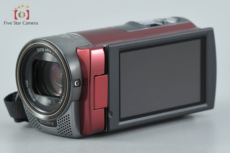Sony HANDYCAM HDR-CX180 Red Full HD Digital Camcorder [Japanese Language Only]
