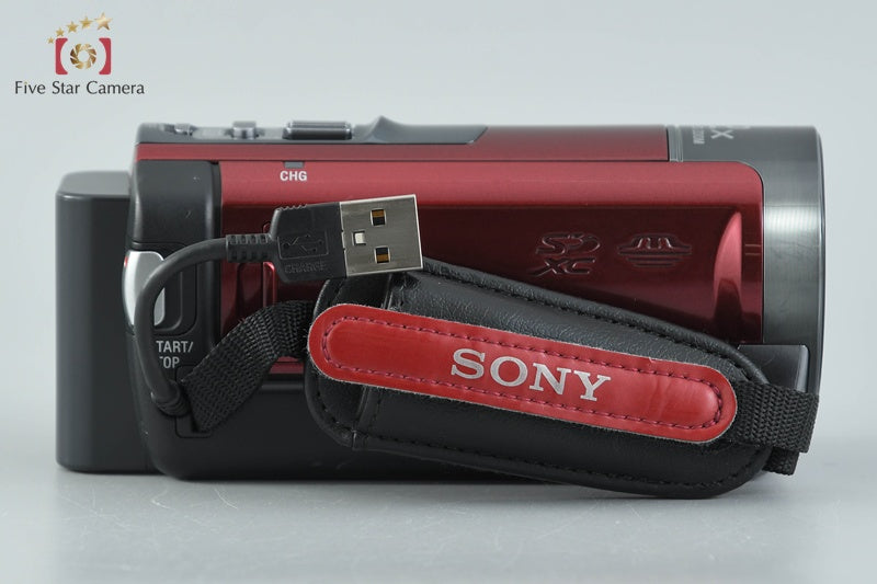 Sony HANDYCAM HDR-CX180 Red Full HD Digital Camcorder [Japanese Language Only]