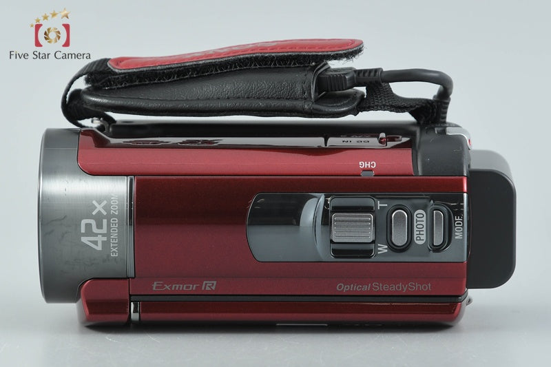 Sony HANDYCAM HDR-CX180 Red Full HD Digital Camcorder [Japanese Language Only]