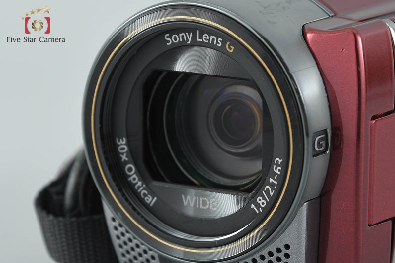 Sony HANDYCAM HDR-CX180 Red Full HD Digital Camcorder [Japanese Language Only]