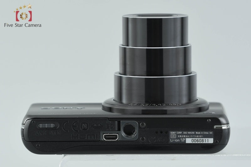 Sony Cyber-Shot DSC-WX200 Black 18.2 MP Digital Camera [Japanese Language Only]