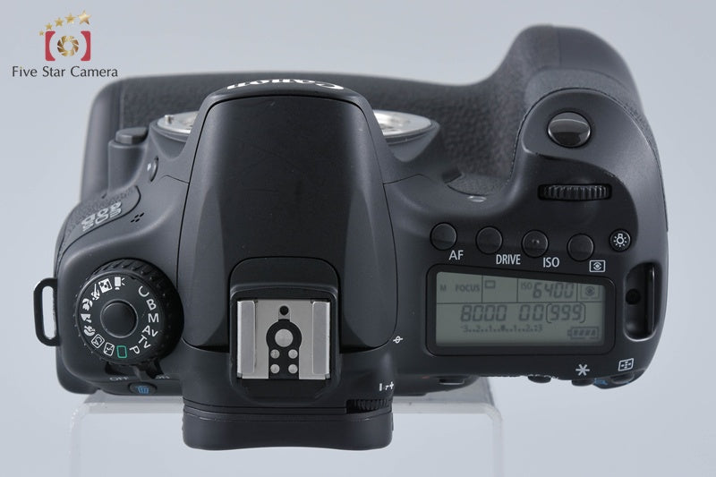 Canon EOS 60D 18.0 MP DSLR Camera + BG-E9 Battery Grip