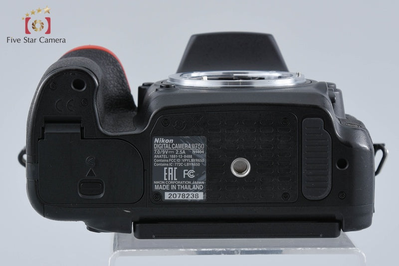 Nikon D750 24.3 MP Full Frame Digital SLR Camera Body
