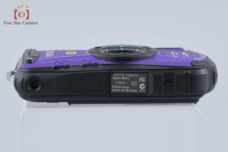 Ricoh Pentax Optio WG-1 Purple 14.0 MP Waterproof Action Camera