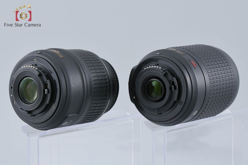 "Shutter count 3,145" Nikon D3100 14.2 MP Digital SLR Camera 18-55 55-200 Lenses