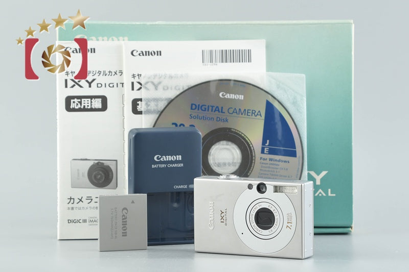 Canon IXY Digital 10 Silver 7.1 MP Digital Camera w/ Box