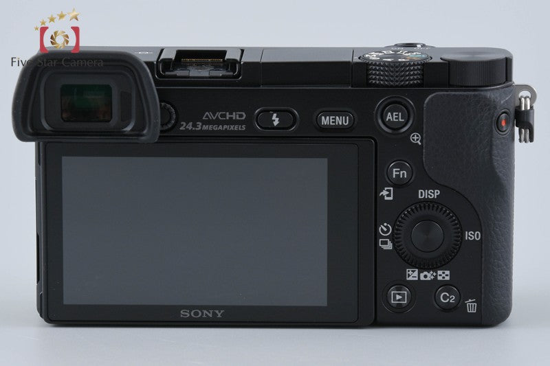 Sony α6000 ILCE-6000 Black 24.3 MP 16-50 Lens [Japanese Language Only]