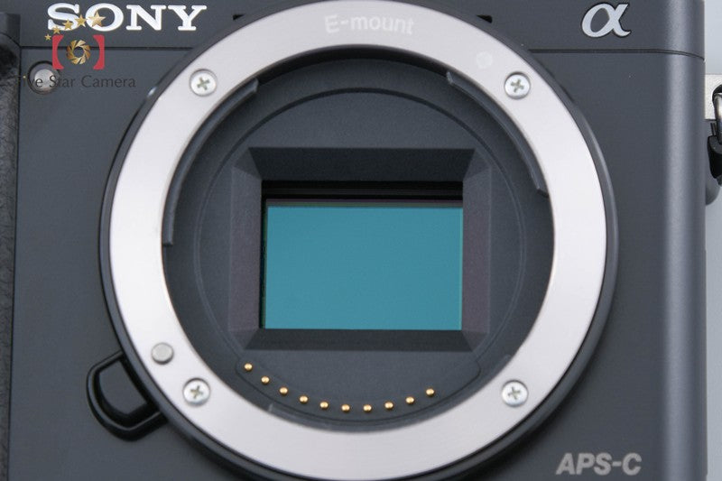 Sony α6000 ILCE-6000 Black 24.3 MP 16-50 Lens [Japanese Language Only]
