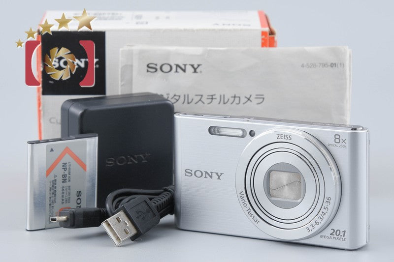 Sony Cyber-Shot DSC-W830 Silver 20.1 MP Digital Camera [Japanese Language Only]