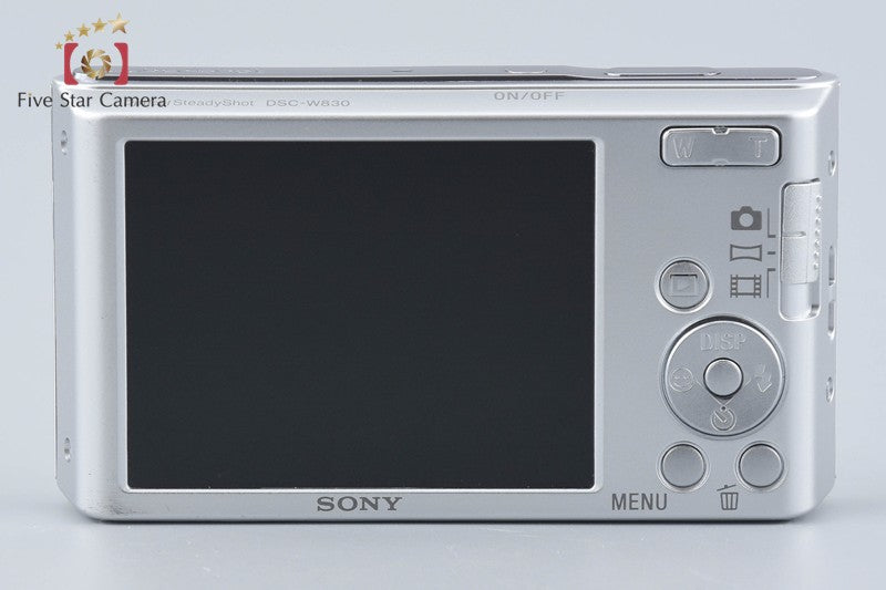 Sony Cyber-Shot DSC-W830 Silver 20.1 MP Digital Camera [Japanese Language Only]