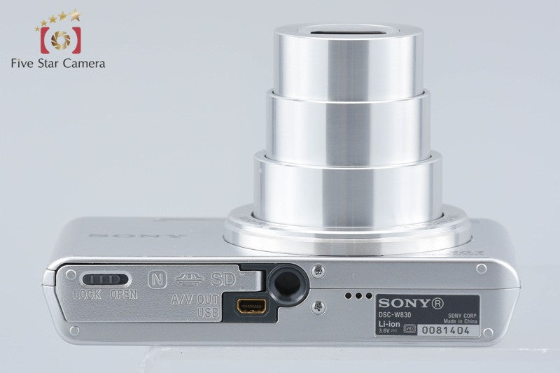 Sony Cyber-Shot DSC-W830 Silver 20.1 MP Digital Camera [Japanese Language Only]
