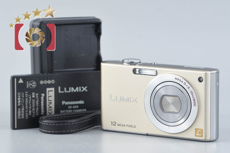 Panasonic LUMIX DMC-FX40 Gold 12.1 MP Digital Camera [Japanese Language Only]