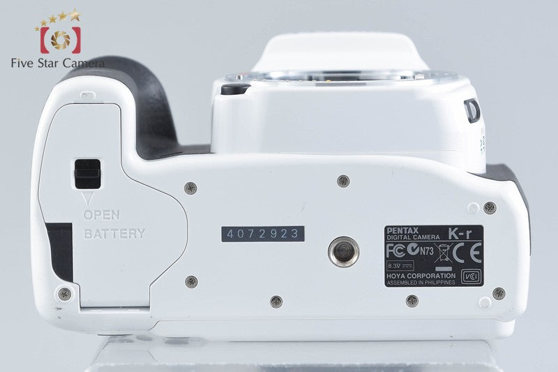 "Shutter count 1,477" PENTAX K-r White 12.4 MP Digital SLR Camera Body