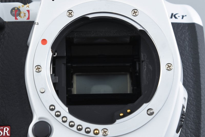 "Shutter count 1,477" PENTAX K-r White 12.4 MP Digital SLR Camera Body