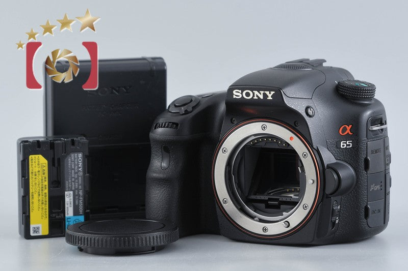 Sony α65 SLT-A65V 24.3 MP Digital SLR Camera Body [Japanese Language Only]