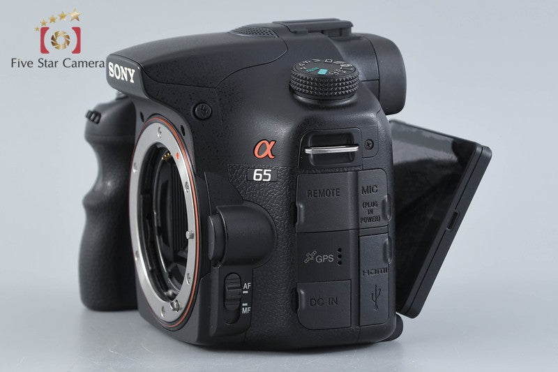Sony α65 SLT-A65V 24.3 MP Digital SLR Camera Body [Japanese Language Only]