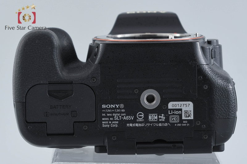 Sony α65 SLT-A65V 24.3 MP Digital SLR Camera Body [Japanese Language Only]
