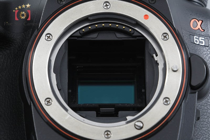 Sony α65 SLT-A65V 24.3 MP Digital SLR Camera Body [Japanese Language Only]
