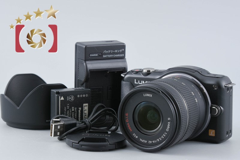 Panasonic LUMIX DMC-GF5 Black 12.1 MP 14-42 Lens [Japanese Language Only]
