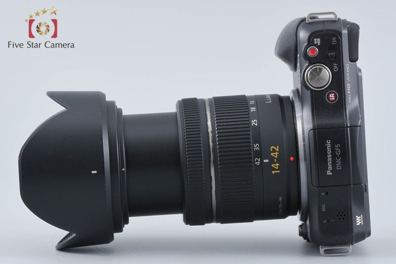 Panasonic LUMIX DMC-GF5 Black 12.1 MP 14-42 Lens [Japanese Language Only]