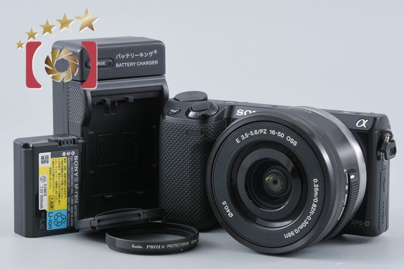 "Count 4,935" Sony α NEX-5R Black 16.1 MP 16-50 Lens [Japanese Language Only]