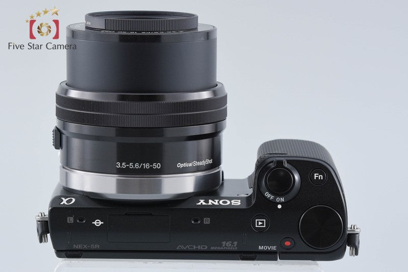 "Count 4,935" Sony α NEX-5R Black 16.1 MP 16-50 Lens [Japanese Language Only]