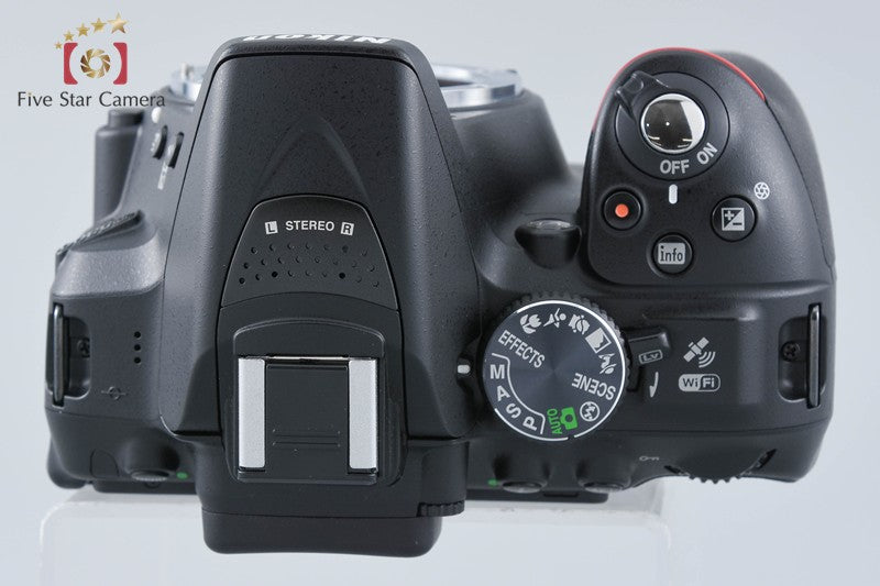 "Shutter count 1,528" Nikon D5300 Black 24.2 MP DSLR Camera Body