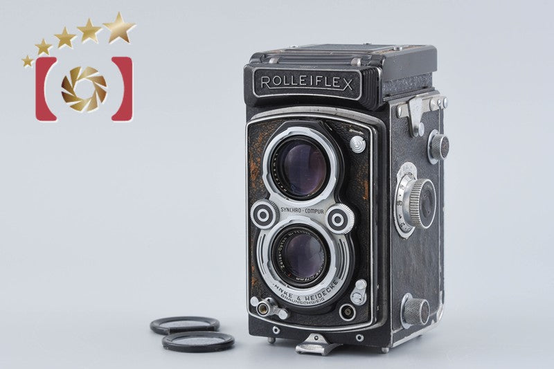 Rollei Rolleiflex 3.5A Type II Tessar 75mm f/3.5 Medium Format TLR Film Camera