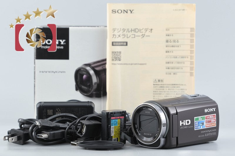 SONY HANDYCAM HDR-CX430V Brown Digital Video Camera [Japanese Language Only]