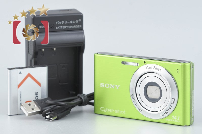 Sony Cyber-Shot DSC-W320 Green 14.1 MP Digital Camera [Japanese Language Only]