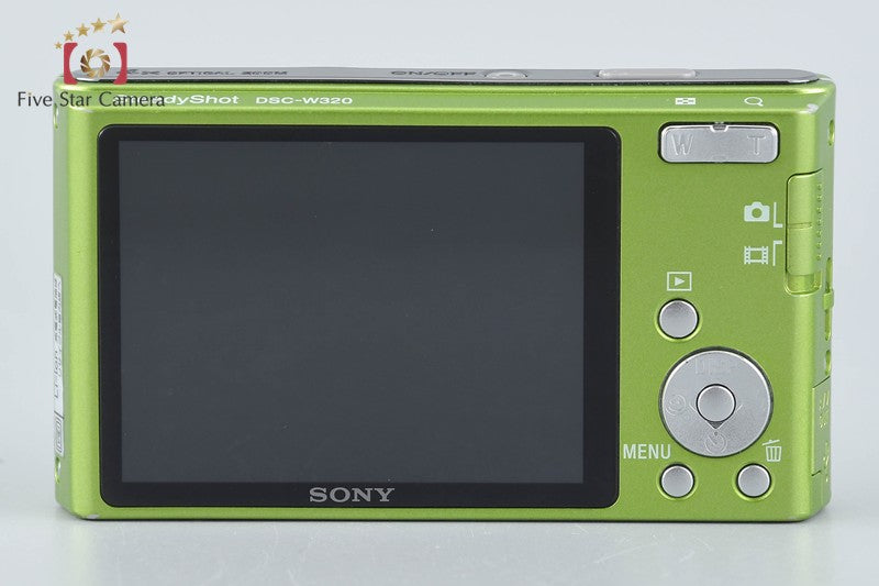 Sony Cyber-Shot DSC-W320 Green 14.1 MP Digital Camera [Japanese Language Only]