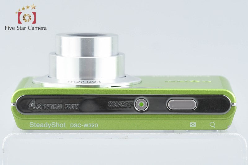 Sony Cyber-Shot DSC-W320 Green 14.1 MP Digital Camera [Japanese Language Only]