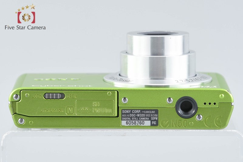 Sony Cyber-Shot DSC-W320 Green 14.1 MP Digital Camera [Japanese Language Only]