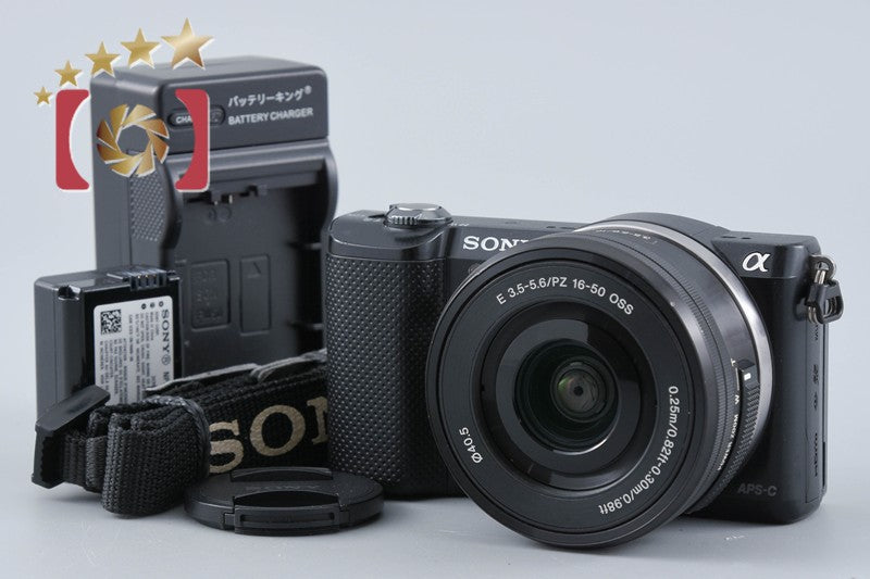 Sony Alpha α5000 ILCE-5000 Black 20.1 MP 16-50 Lens [Multiple Languages]
