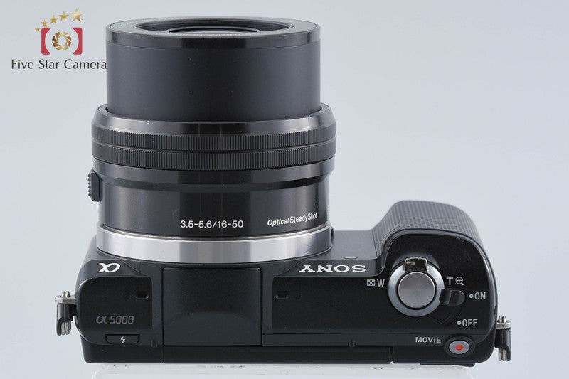 Sony Alpha α5000 ILCE-5000 Black 20.1 MP 16-50 Lens [Multiple Languages]