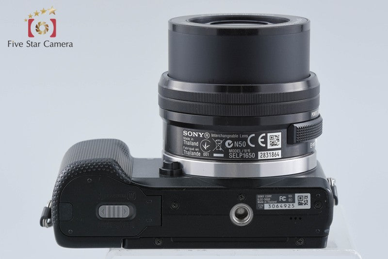 Sony Alpha α5000 ILCE-5000 Black 20.1 MP 16-50 Lens [Multiple Languages]