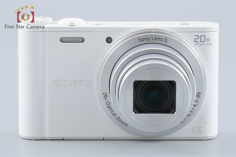 Sony Cyber-Shot DSC-WX350 White 18.2 MP Digital Camera [Multiple Languages]