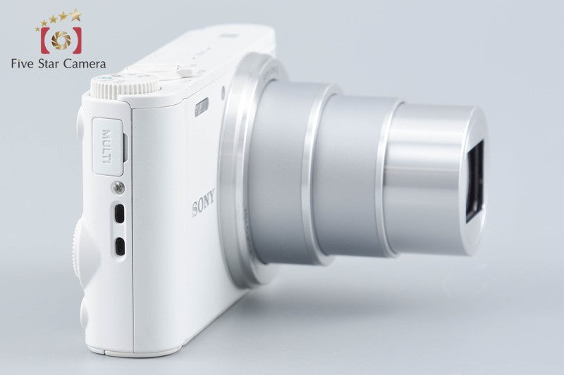 Sony Cyber-Shot DSC-WX350 White 18.2 MP Digital Camera [Multiple Languages]
