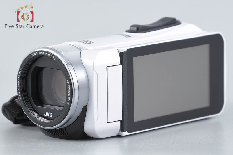 JVC Everio GZ-F200 Pearl White Digital High Definition Video Camera