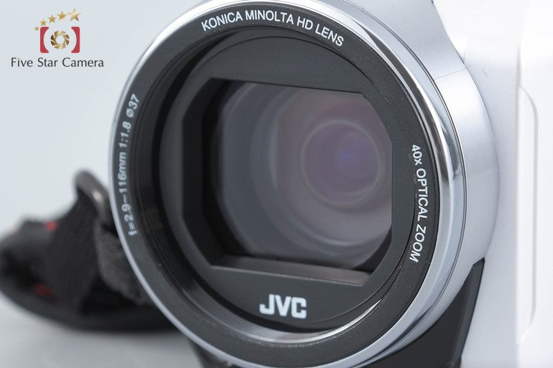 JVC Everio GZ-F200 Pearl White Digital High Definition Video Camera