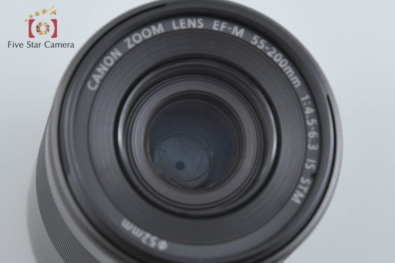 Canon EF-M 55-200mm f/4.5-6.3 IS STM Black