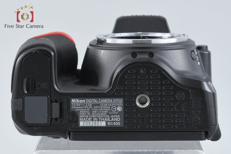 Nikon D5500 Black 24.2 MP Digital SLR Camera Body