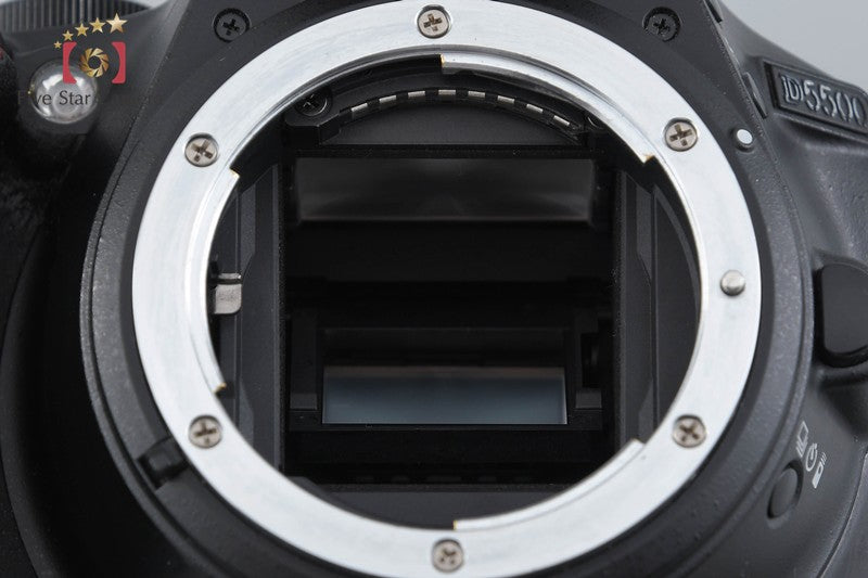 Nikon D5500 Black 24.2 MP Digital SLR Camera Body